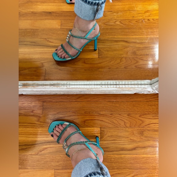 Escada Crystal Slingback Sandals - Picture 3 of 6